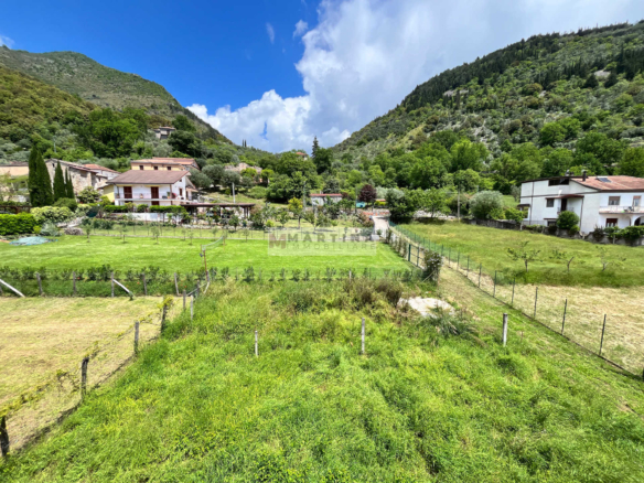 Struttura in cemento armato con giardino