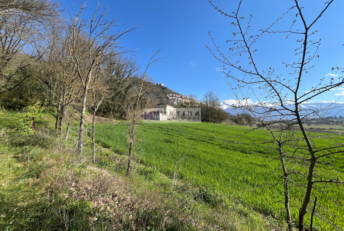 Porzione di antico casale con terreno