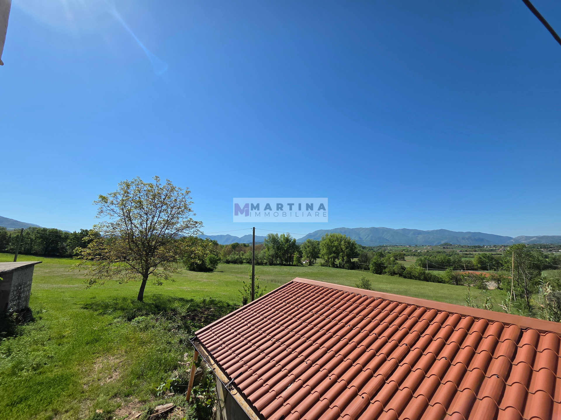 Panoramic farmhouse with large land