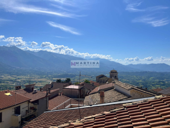 Terraced house with 3 apartments, terrace and garage