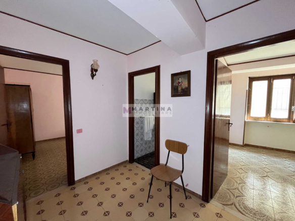 Terraced house with 3 apartments, terrace and garage